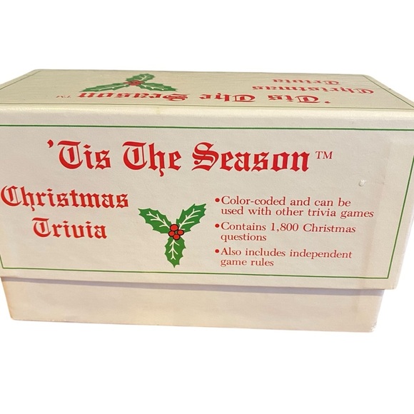 Vintage Christmas Trivia Card Game “Tis the Season” Family Holiday Game 1998 - Picture 3 of 8